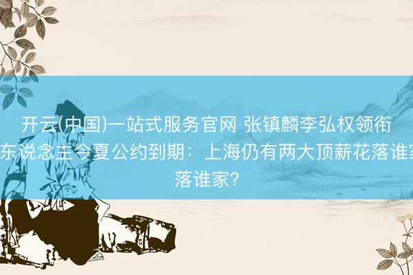开云(中国)一站式服务官网 张镇麟李弘权领衔10东说念主今夏公约到期：上海仍有两大顶薪花落谁家？